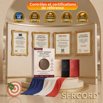 📢☘️ 𝐁𝐨𝐮𝐭𝐢𝐪𝐮𝐞 𝐎𝐟𝐟𝐢𝐜𝐢𝐞𝐥𝐥𝐞 𝐝𝐞 𝐥𝐚 𝐌𝐚𝐫𝐪𝐮𝐞 | ✅ 𝗦𝗙𝗥𝗖𝗢𝗥𝗗® 😶‍🌫️ Short Sculptant & Brûle-Graisse 4-en-1 à Micro-Particules 2026 au Moringa & à la Berbérine🥰